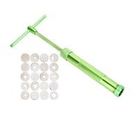 Alomejor Extrudeuse D'argile Manuelle avec Technique de Céramique Douce pour Applications de Poterie et de Sucre, Acier Inoxydable