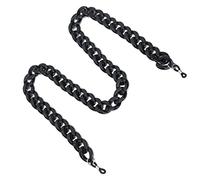 Alomejor Eyeglasses Chain with Durable Silicone Joint (noir 1996)