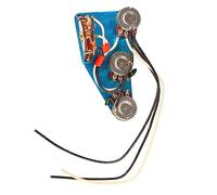 Alomejor Faisceau de Câbles Pré-câblé pour Guitare Électrique, Kit de Commandes et Micros pour Standard et Mexicaine, Configuration Personnalisée Facile à Installer