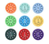 Alomejor Faits Mathématiques Fingertip Toy Rotation Mathématique Touet Math Learning Game Interactive Education Tool avec des Couleurs Vives pour Les Enfants Adultes Voyages à (Multiplier)
