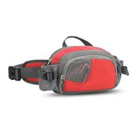 Alomejor Fanny Packs pour Les Femmes, Pack de Taille Résistante à l'eau, avec Une Ceinture Réglable Adaptée au Vélo, à la Course, à la Marche (Rouge)