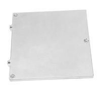 Alomejor Feuille de Support de Lit Chaud Z Axes pour Imprimante 3D V0 V0.1, Pièce de Rechange en Alliage D'aluminium 120x120x6mm