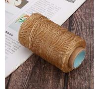 Alomejor Fil ciré Durable Fait à la Main pour L'artisanat du Cuir, Cordon ciré 150D de 820 Pieds pour Outil de Couture à la Main (Kaki)