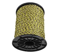 Alomejor Fil de Clôture électrique, Corde en Acier Inoxydable Enduite de PE pour les Solutions de Clôture Temporaires pour Bovins, Moutons et Chevaux