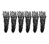 Alomejor Filet de Billard,6 pièces Noir pour Poches de Table entraînement Durable,Filets de Poche de Billard for Joueurs débutants et Professionnels en Club