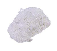 Alomejor Filet de But de Football Professionnel, Polypropylène Robuste, Blanc, Pliable, 24 x 8 Pieds, Remplacement Universel pour But de Football