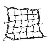 Alomejor Filet de Chargement, Filet à Bagages pour Moto, Sac de Rangement élastique avec 6 Crochets Métalliques pour Vélo Camping Pêche Sacoches de Coffre de Voiture