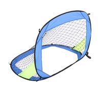 Alomejor Filet de Football, But D'entraînement Pliable Portable en Tissu Oxford Polyester avec Poteaux Robustes et Piquets en Acier Inoxydable, pour Les Sports de Plein Air pour Enfants (Blue)