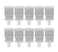 Alomejor Filet Filtrant D'aquarium en Acier Inoxydable, Accessoire Pratique en pour Pompe à Eau, Paquet de 10 pour Pulvérisateurs, Filtration des Aliments (7MM)