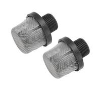 Alomejor Filtre D'entrée de Pulvérisateur de Peinture sans Air, Ensemble de 2 Pièces Très Efficace pour Peintures et Revêtements, Matériau en Fer ABS 6x4cm
