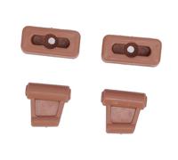 Alomejor Fit for Sun Visor Clips for R107 1971-1989 Models (Tan)