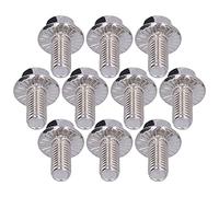 Alomejor Flanged Hex Head Bolts 10-40mm Stainless Steel (M5*10)