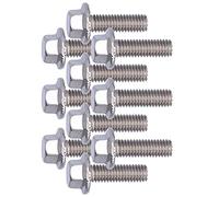 Alomejor Flanged Hex Head Bolts 10-40mm Stainless Steel (M5*16)