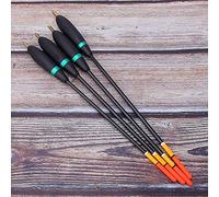 Alomejor Flotteur de Pêche en Bois de Balsa, Flotteur Coulissant avec Queue Brillante pour Toutes Les Profondeurs, Indicateur de Morsure Sensible, Coulissant Réglable