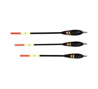 Alomejor Flotteur de Pêche en Bois - Ensemble de 3 Flotteurs Flottants pour Pêche à la Ligne, Tailles 1,5 (4g, 5g, 6g), Accessoires de Pêche Professionnels, Idéal pour Carpe, Gardon et Pois