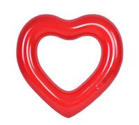Alomejor Flotteur de Piscine Gonflable en Forme de Cœur, Design Créatif avec PVC épais pour Les Amateurs de Natation (Rouge)