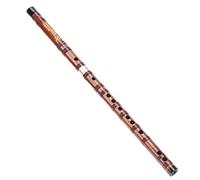 Alomejor Flûte en Bambou Dry Bitter Dizi 5 Ans Joint en Laiton de Bambou Séché à l'Ombrage 48,5 X 2 Cm avec Boîte de Rangement pour Débutants Examen de Qualité de Performance