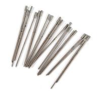 Alomejor Forets Lapidaires Revêtus de Diamant de 1 Mm, Forets Solides pour Bijoux en Agate, de Haute qualité et Durables, Idéaux pour Percer des Trous sur les Bijoux et le Jade, 20 Pièces