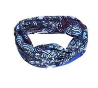 Alomejor Foulard Multifonctionnel en Soie Glacée, Protection Solaire pour Les Activités de Plein Air, écharpe de Couverture Faciale d'été Fraîche (6# Squelette de Cauchemar)