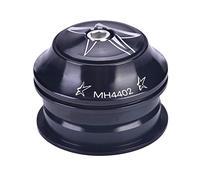 Alomejor Fourche Avant en Alliage Aluminium 44mm pour Vélo - Composant Noir Haute Qualité, Compatible VTT et Route, Améliore Performance et Sécurité Cycliste