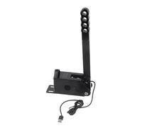Alomejor Frein à Main USB Universel pour Jeux de Course sur PC, Réglable en Alliage D'aluminium, Contrôle de Haute Précision pour T500