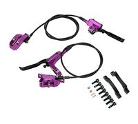 Alomejor Frein de Disque Hydraulique CNC Terme 4 Frein Arrière de Piston pour Le composé de Gestion des Loisirs Urbains du Métal (Purple)