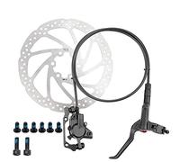 Alomejor Freins à Disque Hydrauliques, Jeu de Freins en Alliage D'aluminium avec Levier à 3 Doigts, Tuyau Avant de 800 Mm et Tuyau Arrière de 1400 Mm pour Vélo de Montagne (3)