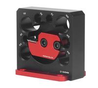 Alomejor Gabarit de Fraisage de Tiges de Bois Rondes Réglables, Fabricant de Chevilles Efficace pour Atelier de Menuiserie, Alliage D'aluminium Noir, Trou Métrique de 8mm à 20mm