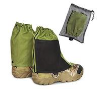 Alomejor Gaiteurs de la Cheville, Couvercles de Chaussures de Jambes pour la Randonnée à Pied du Vélo avec Un Sac de Rangement D'élastique à Ceinture Oxford