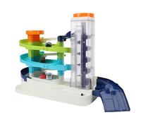 Alomejor Garage de Voiture Jouet avec Piste Multi-Couche, Garage de la Ville de Jeu pour Tout-Petit Jouet pour Les Enfants Apprend Les Règles de la Circulation