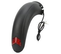 Alomejor Garde-Boue ArrièRe de Scooter éLectrique de 10 Pouces avec Le Remplacement de Garde-Boue de Scooter de Lampe de LumièRe Rouge pour Le Scooter D'E