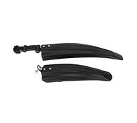 Alomejor Garde-Boue Avant Arrière de Vélo Ensemble de Garde-Boue de Vélo Universel épaissi Garde-Boue élargi pour VTT de Route 20-26 Pouces(Le Noir) Bicyclettes et pièces détachées
