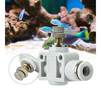 Alomejor Générateur de CO2 CO2 Spécial Vanne Réglable pour Bricolage Régulateur Fait Maison Aquarium Eau Herbe Contrôle Blanc Taille: 2.05 Pouces