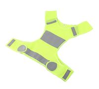 Alomejor Gilet Réfléchissant d'extérieur Gilet de sécurité en Polyester Visible à Plus de 656 Pieds Léger Pliable avec Poche et Réglage de la Boucle à Crochet pour le Cyclisme, la Course à Pied et