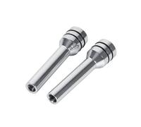 Alomejor Goupille de Traction de Serrure de Porte de Voiture, Couvercle de Bouton Intérieur en Aluminium, 1 Paire de Protection pour Véhicule avec Style, Installation Facile Compatible avec la