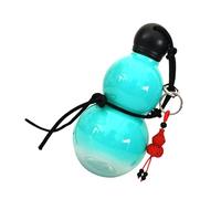 Alomejor Gourde à Eau 700ml Grande Capacité Portable Sûre (BLUE) | Matériau PP et PC sans Danger pour bébé, Design Rétro inspiré de la Chine, Léger pour le Fitness, le Bureau, les Voyages en