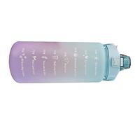 Alomejor Gradient Couleur Gradient One Faire une Bouteille D'eau avec - Portable Sports Water Cup (vert clair)