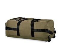 Alomejor Grand Sac de Sport Résistant à l'eau avec roulettes pour Voyage, Sac à Main Polyvalent, à Dos à roulettes pour Hommes et Femmes, Mélange de Nylon Durable Noir/Kaki/Vert Armée (armée Verte)