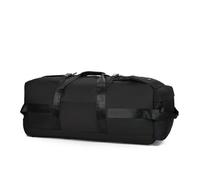 Alomejor Grand Sac de Sport Résistant à l'eau avec roulettes pour Voyage, Sac à Main Polyvalent, à Dos à roulettes pour Hommes et Femmes, Mélange de Nylon Durable Noir/Kaki/Vert Armée (Black)