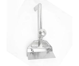 Alomejor Grill Scraper with Ergonomic Handle and Splash Guard
