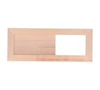 Alomejor Grille D'aération de Sauna en Bois Réglable pour Une Ventilation Efficace dans Le Hammam, Pruche de Haute qualité 13,4x5,1x0,4 Pouces