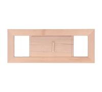 Alomejor Grille D'aération de Sauna en Bois Réglable pour Une Ventilation Efficace dans Le Hammam, Pruche de Haute qualité 13,4x5,1x0,4 Pouces