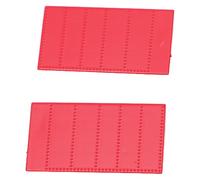 Alomejor Groupe de Flancs pour Hélicoptère RC, Ensemble de Panneaux Latéraux pour Modèle RC Era C032 UH 1 avec Trous Pré-alignés pour Une Installation sans Outil, Pièces de Rechange pour (Rouge)