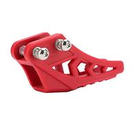 Alomejor Guide de Chaîne de Moto de Remplacement pour CRF250R à Guide de Curseur de Chaîne ABS Rouge, Aide à Prévenir la Chute de, Installation Simple, pour Les Motocyclistes Tout-Terrain