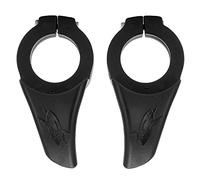Alomejor Guidon de Repose-Vélo, Conception Ergonomique pour Soulager la Fatigue du Poignet pour Vélo de Montagne Pliant, Véhicule Récréatif (BLACK)
