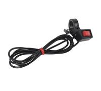 Alomejor Guidon Interrupteur à Bascule, ABS Phare Bouton de Démarrage avec 1.5 M Câble pour U5 U7 U2 LED Moto Interrupteur