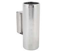 Alomejor Guiro Shaker, Instrument de Percussion à Poignée en Métal avec Conception Ouverte pour les Performances sur Scène Musicale Caballito, 21x7 3cm
