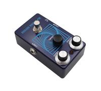 Alomejor Guitare Overdrive Pédale Personnalisable Longueur de Décroissance de la Décomposition électrique Pédale de Réverbération de Guitare avec Paysages Sonores Dynamiques, Contrôle de