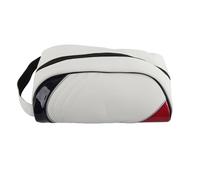 Alomejor Gulf Shoe Pocket PU Leather Dustroproping Sac Facile à Charger-Sac à Chaussures Porteuses pour Les Amateurs de Blancs