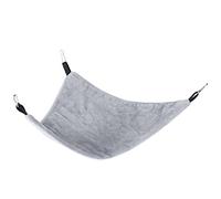 Alomejor Hamac Triangulaire pour Petit Animal de Compagnie, Lit Suspendu Sûr et Durable pour écureuil, Hamster, Cochon d'Inde, fabriqué en Toile de Haute qualité, adapté à Toutes Les Saisons (Grey)
